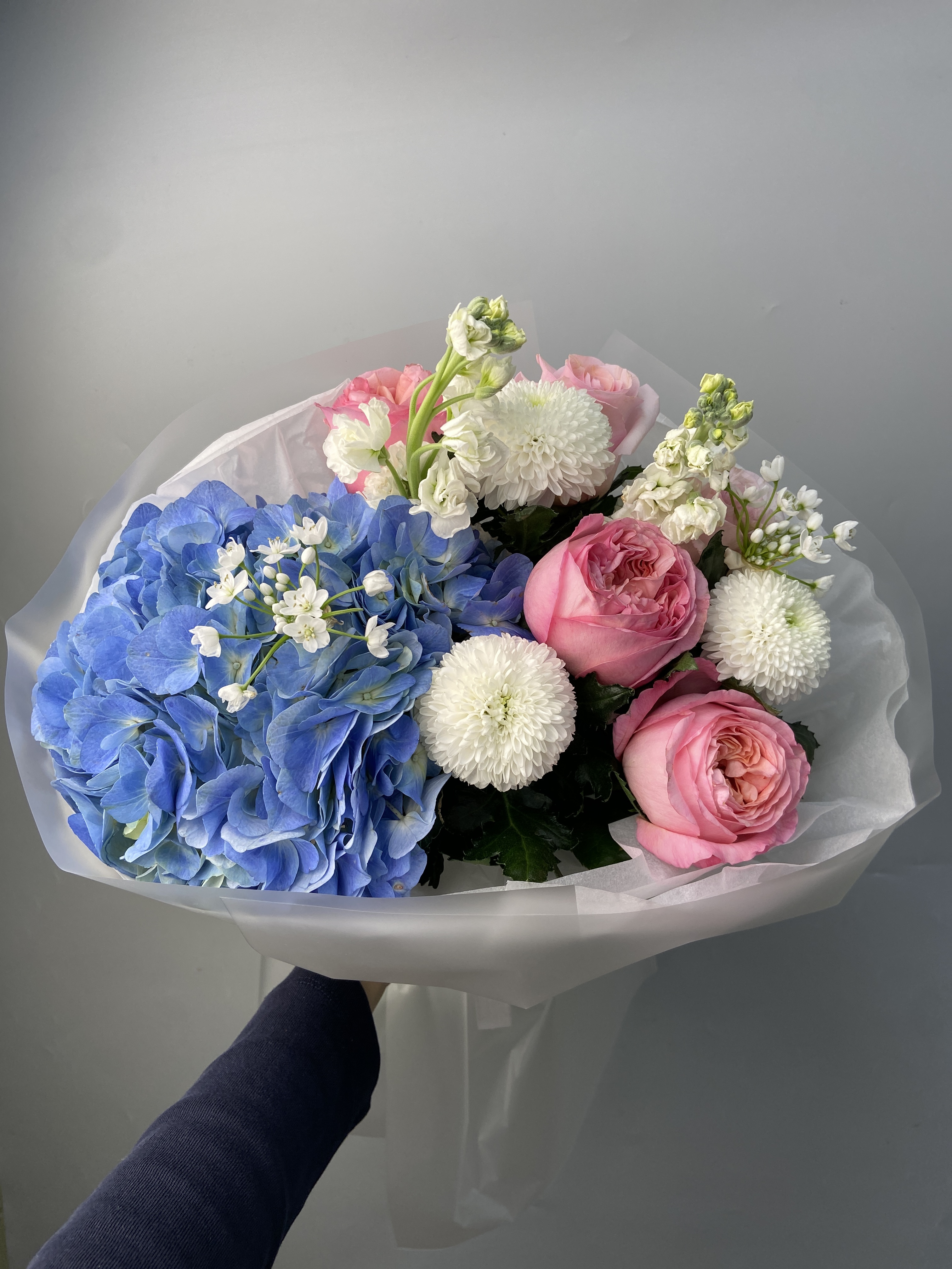 Собранный букет с доставкой по Астане