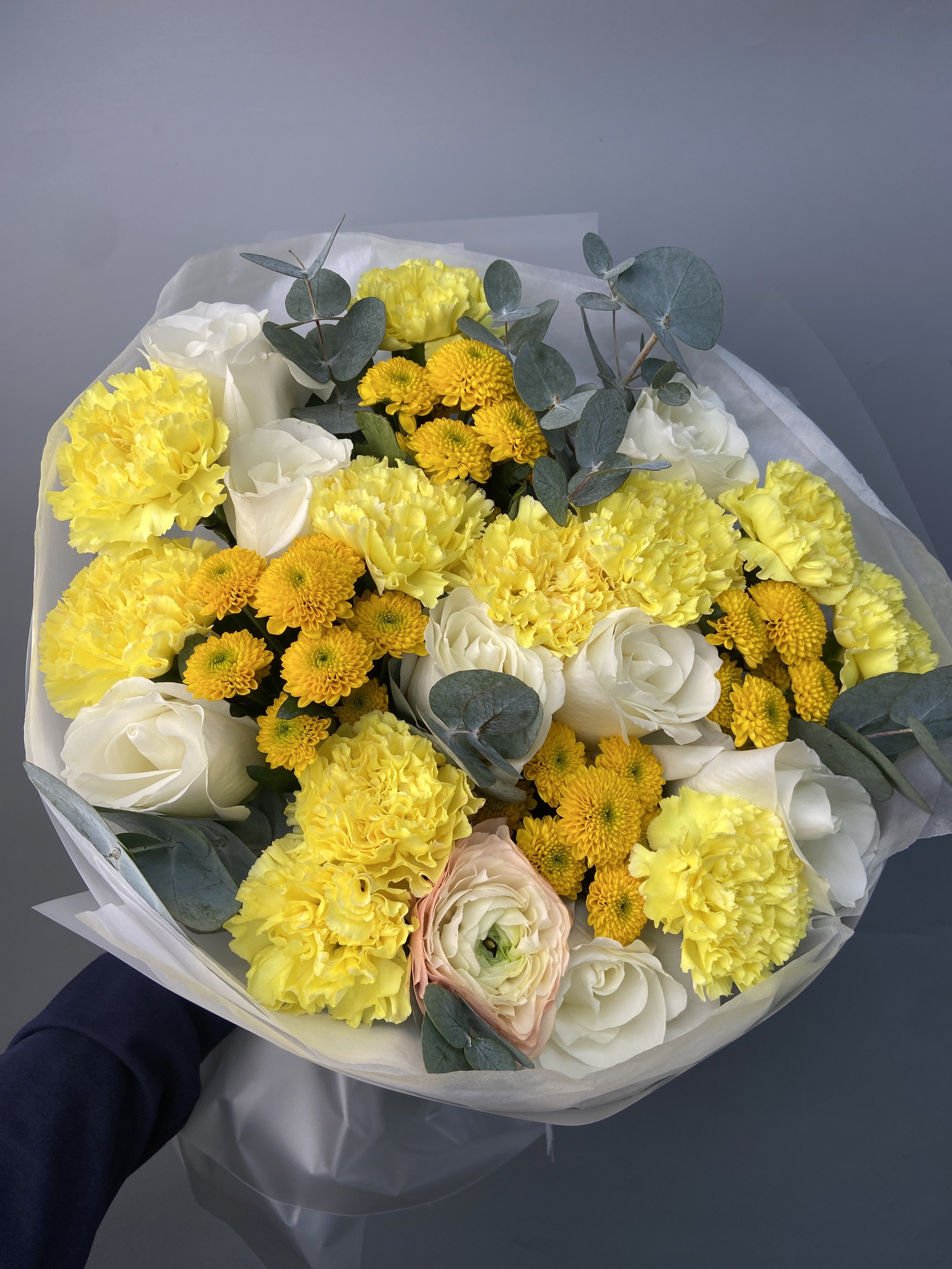 Собранный букет с доставкой по Астане