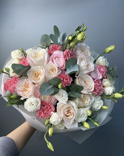 Собранный букет с доставкой по Астане