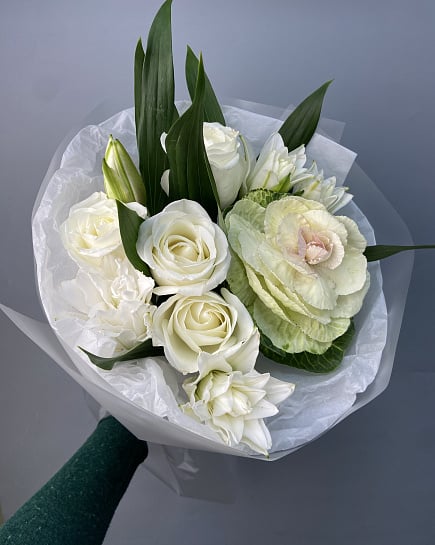 Собранный букет с доставкой по Астане
