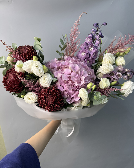 Собранный букет с доставкой по Астане