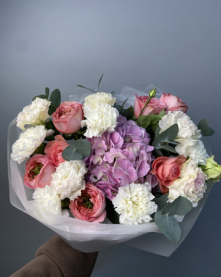 Собранный букет с доставкой по Астане