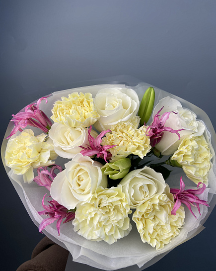 Собранный букет с доставкой по Астане