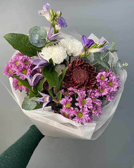 Собранный букет с доставкой по Астане