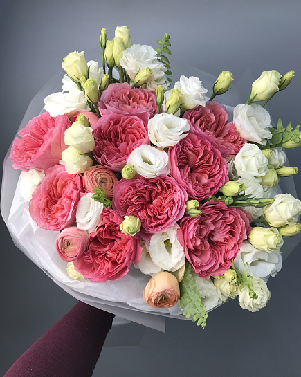 Собранный букет с доставкой по Астане