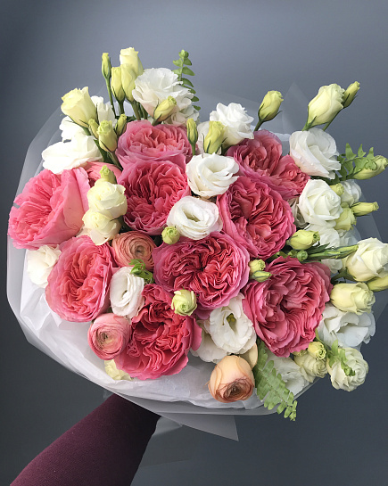 Собранный букет с доставкой по Астане