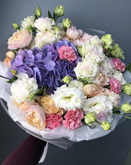 Собранный букет с доставкой по Астане