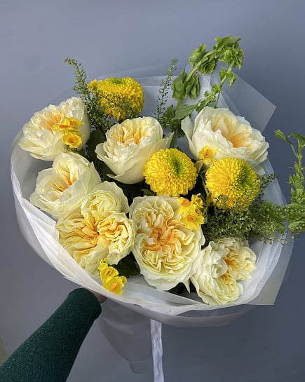 Собранный букет с доставкой по Астане